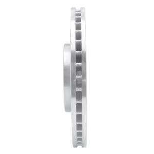 Cadillac BLS Brake Rotor (1) - Front Left - R1 Concepts - Drilled & Slotted - Silver - `03-`11